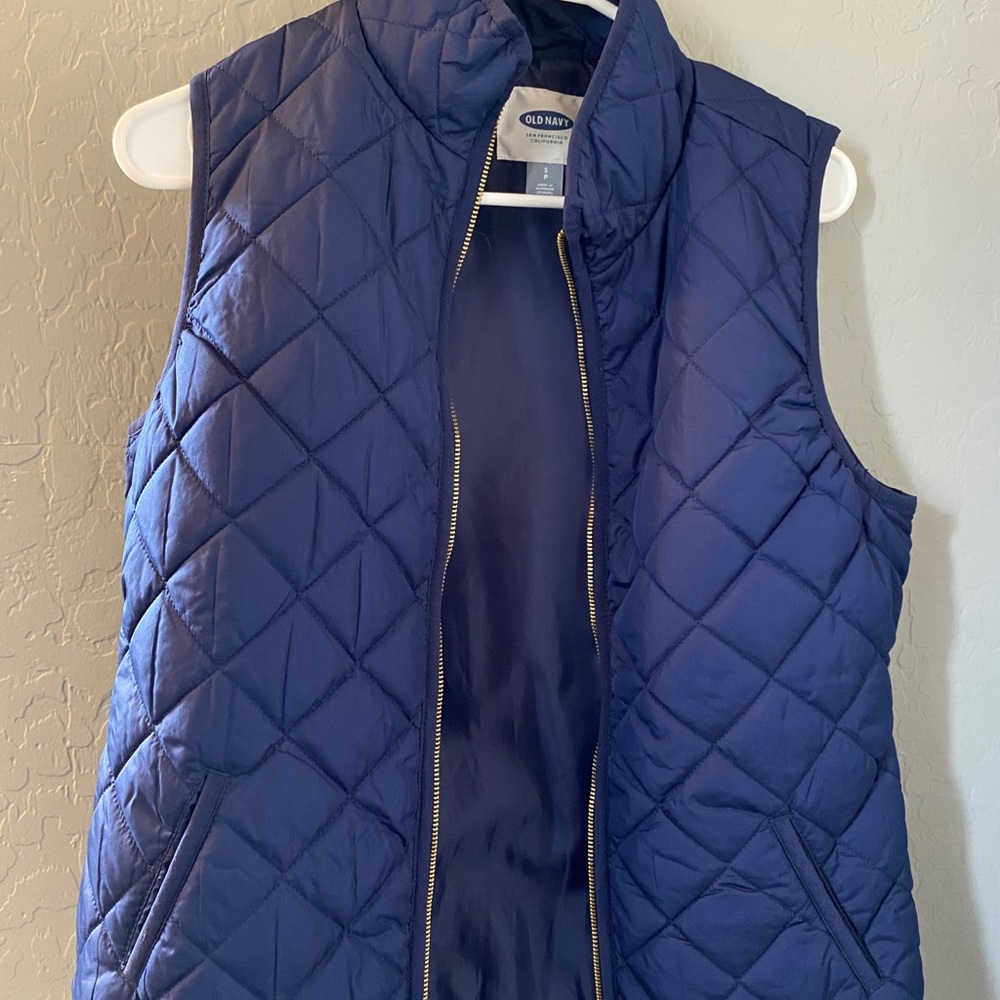 Navy blue vest